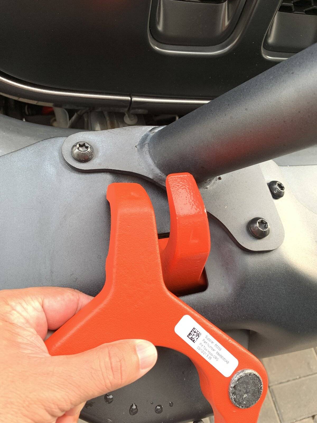 Jeep Wrangler JL Tow Hooks (Orange) 4D89E3F1-B112-47BF-9C81-13922A80C9A3