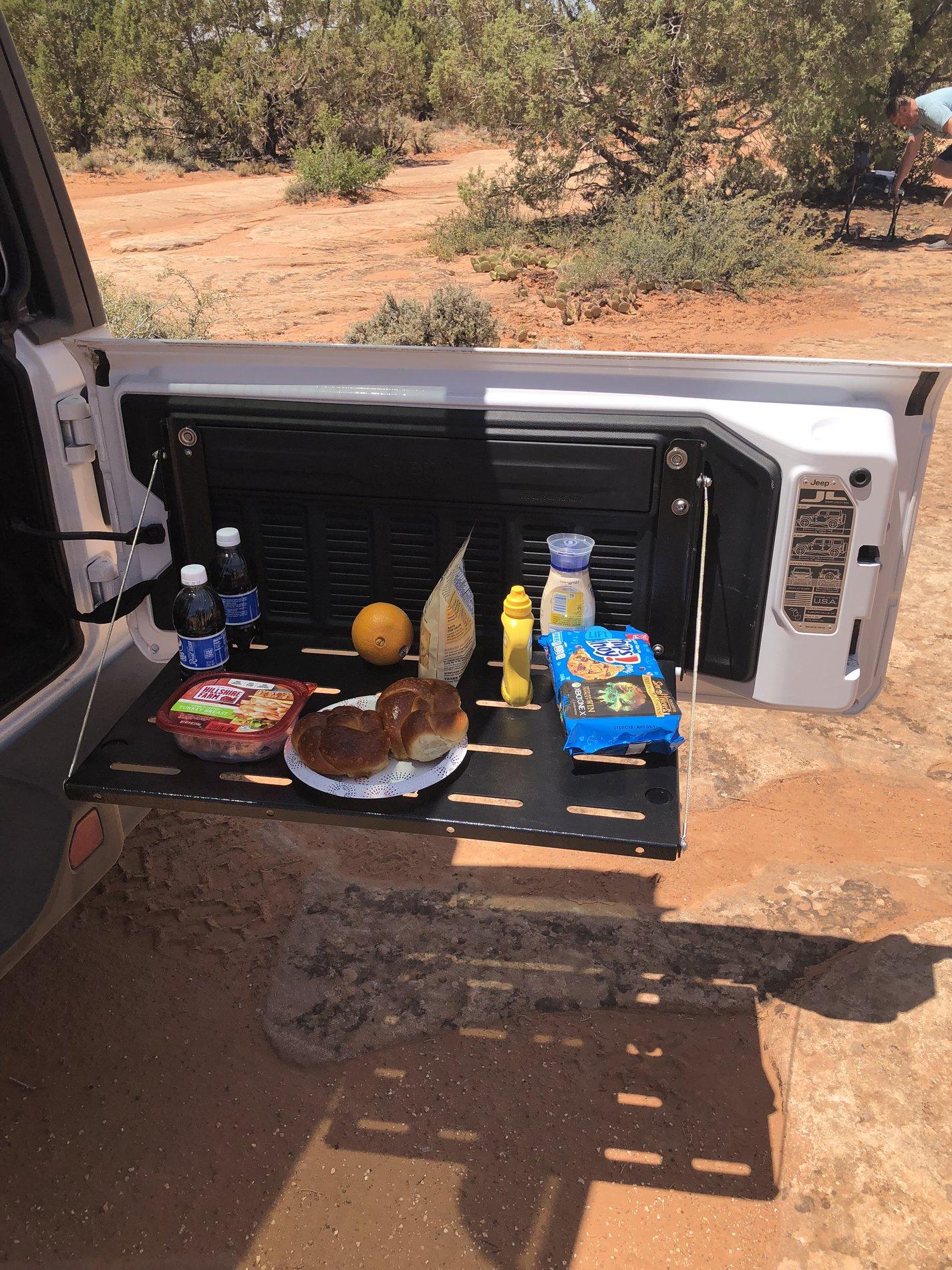 Jeep Wrangler JL Vector Offroad's JL Tailgate Table 333A3BC2-31C3-467A-9421-307E5C8D5681