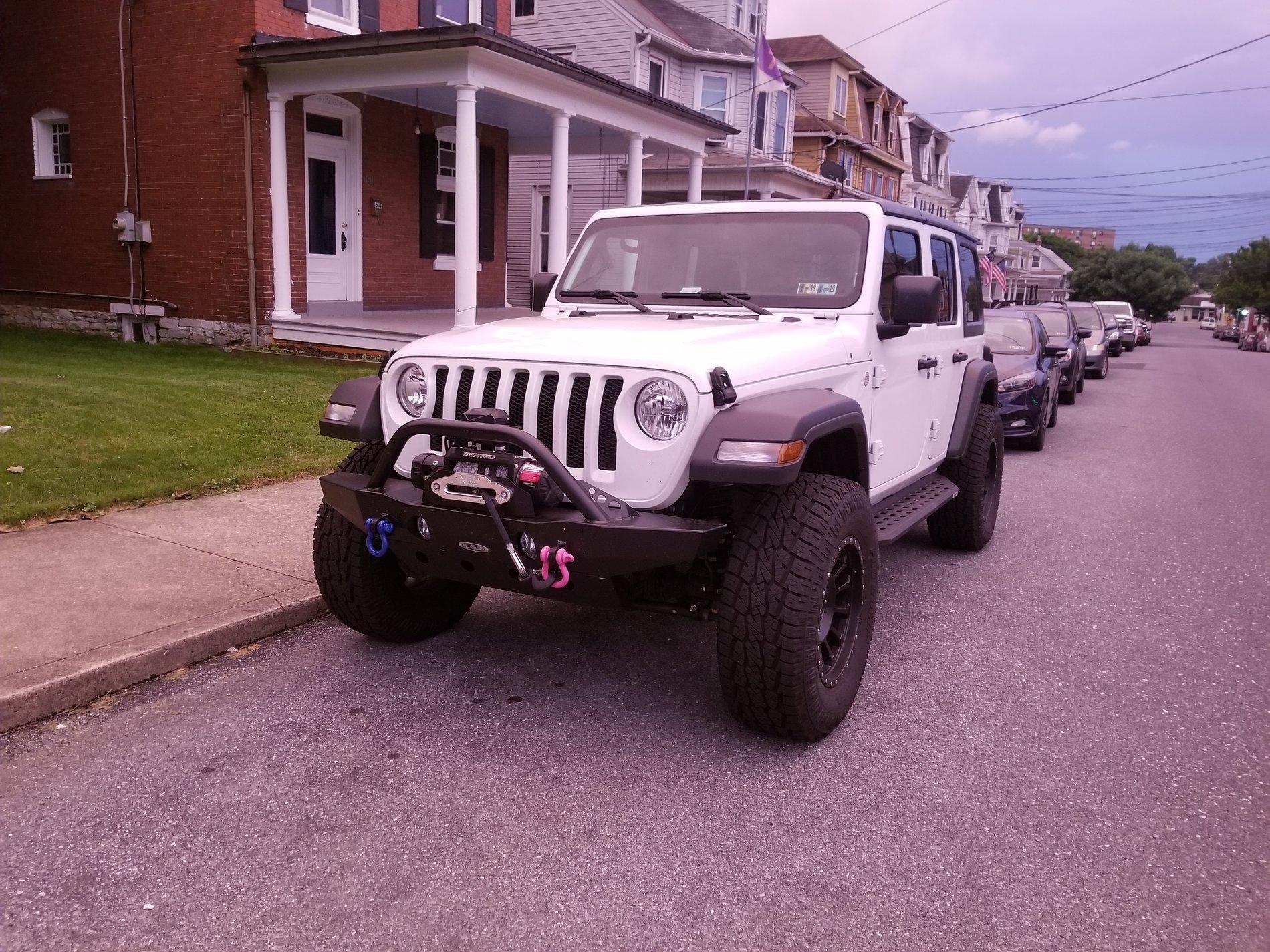 Jeep Wrangler JL JK Bumper on JL 20180602_203606