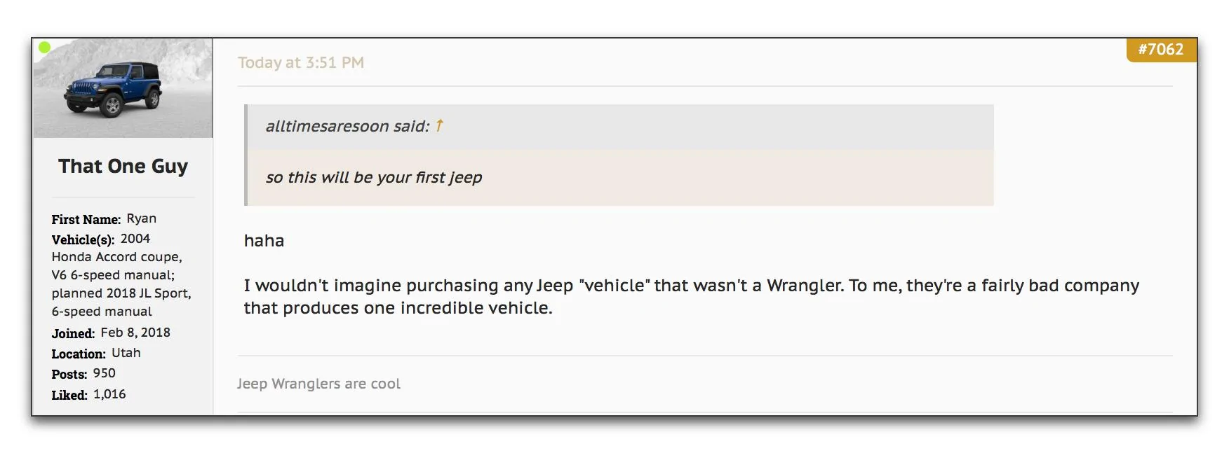 Jeep Wrangler JL 2 DOOR JL build/order discussions master thread SafariScreenSnapz187