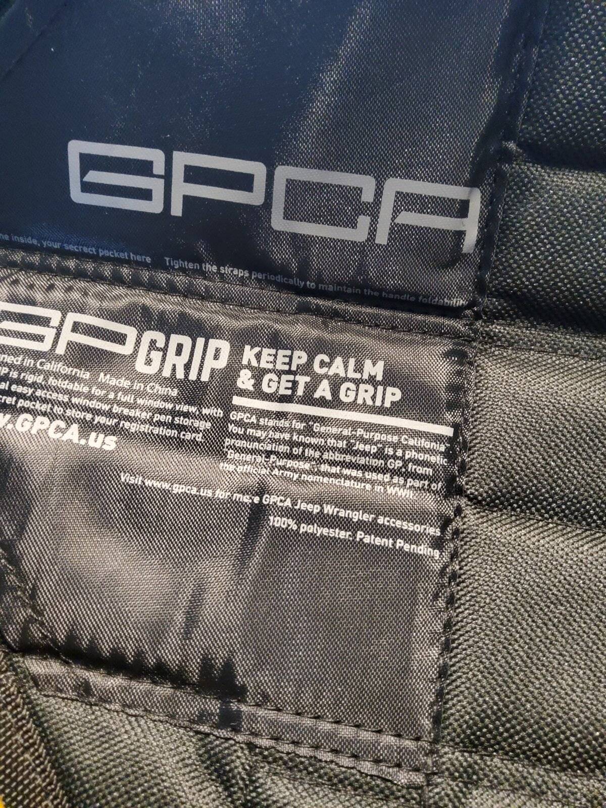 Jeep Wrangler JL GPCA grab handles. 20211014_115554