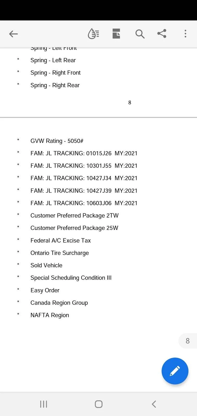 Jeep Wrangler JL Average Delivery time in Canada Screenshot_20211014-210009_Adobe Acrobat