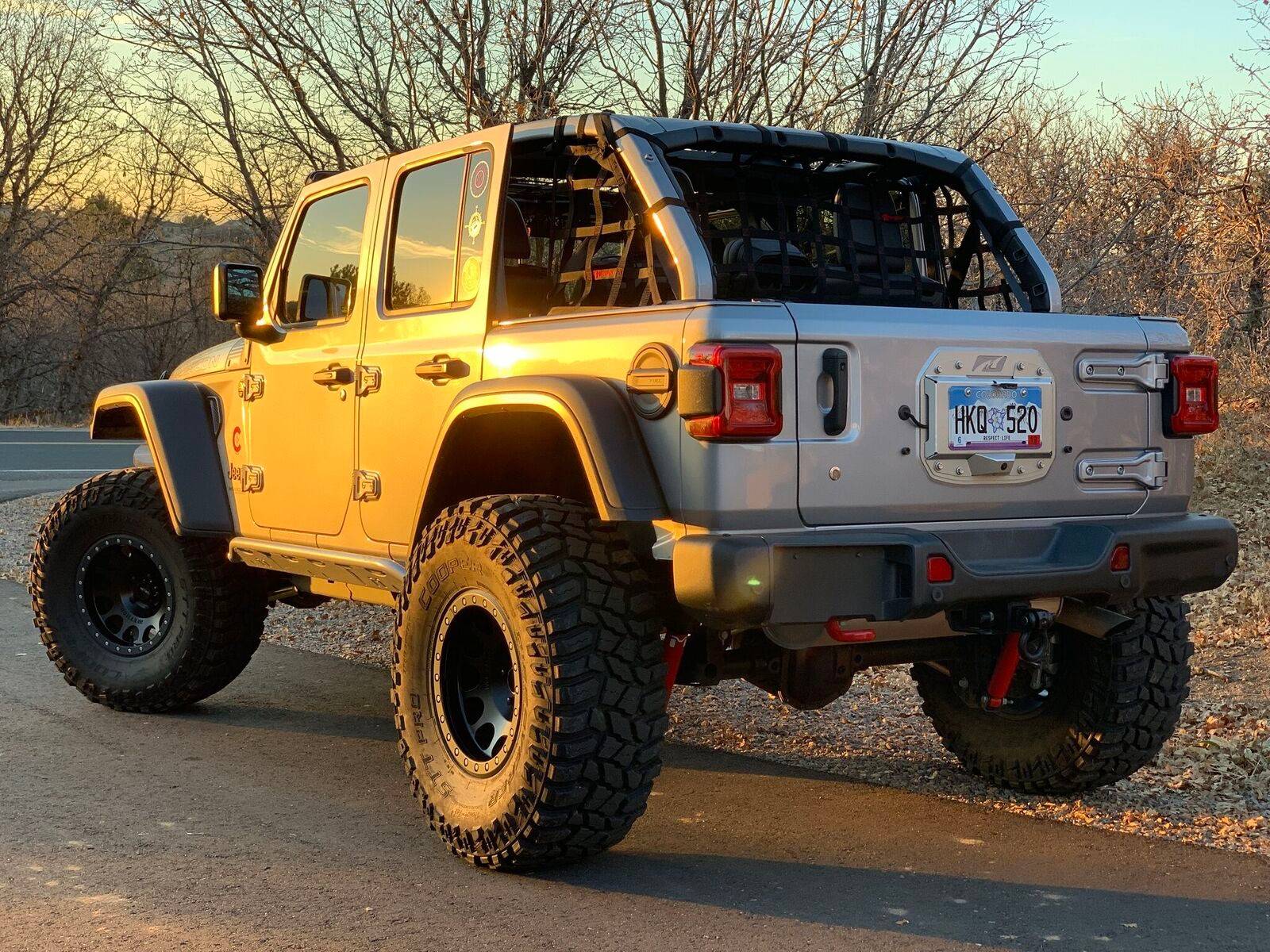 Jeep Wrangler JL Motobuilt Spare tire delete kit 5-B