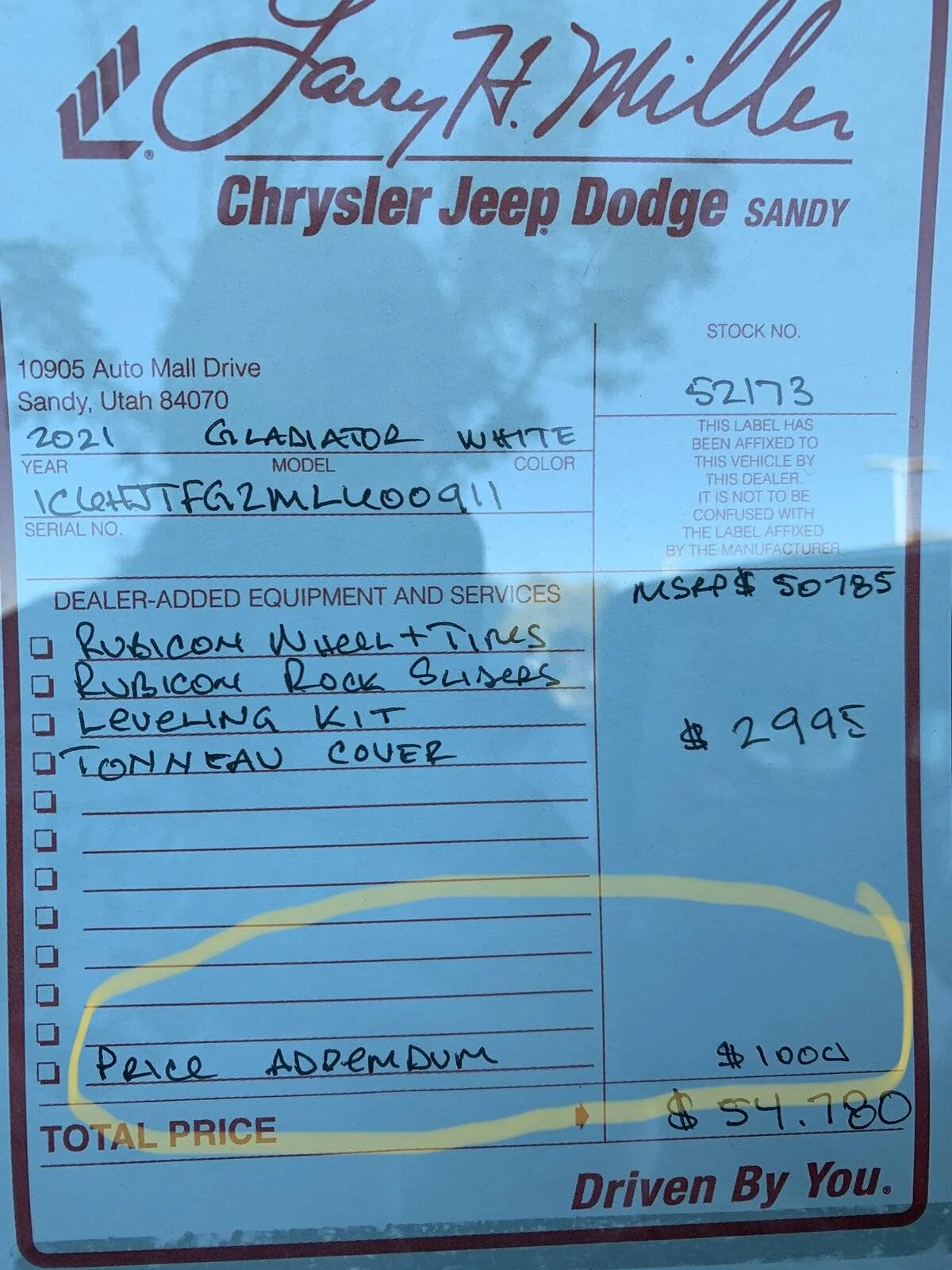 Jeep Wrangler JL Bronco Addition Pricing E85C0AF8-5FDE-45F0-8DD7-530DFEE6026A