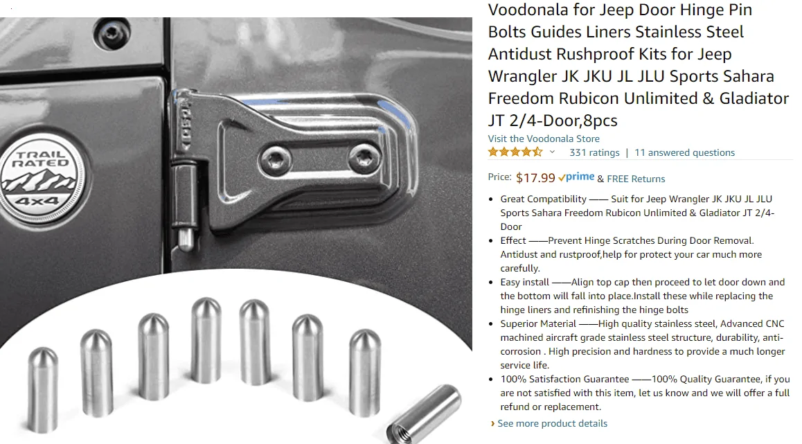 Jeep Wrangler JL Best Mods Under $100 1634733568778