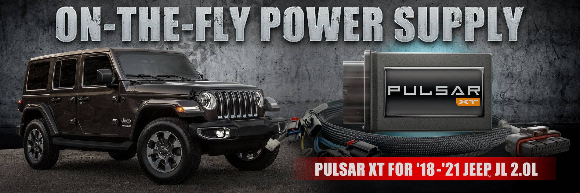 Jeep Wrangler JL Checkout Pulsar XT for 2.0L SC_Pulsar XT_18_20 2.0L Jeep_Hero_2400_x_800