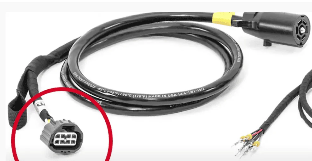 Jeep Wrangler JL Flat tow jumper harness Screenshot 2021-10-23 9.31.10 AM