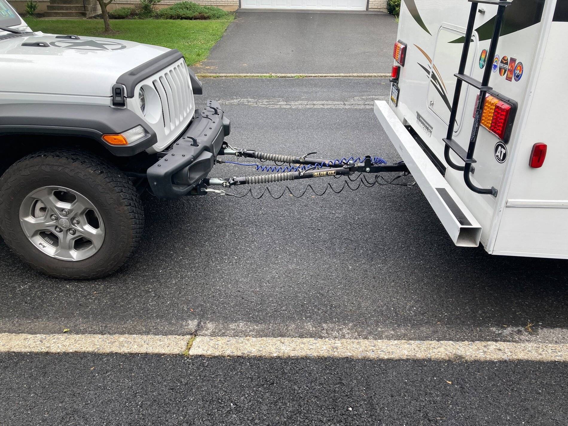 Jeep Wrangler JL Flat tow jumper harness IMG_6165