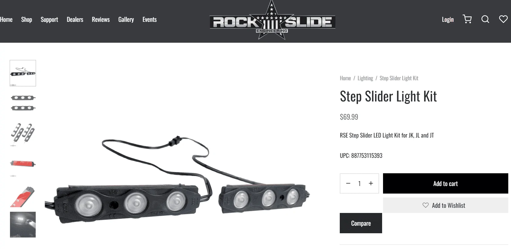 Jeep Wrangler JL rock sliders with led lights 1635083681399