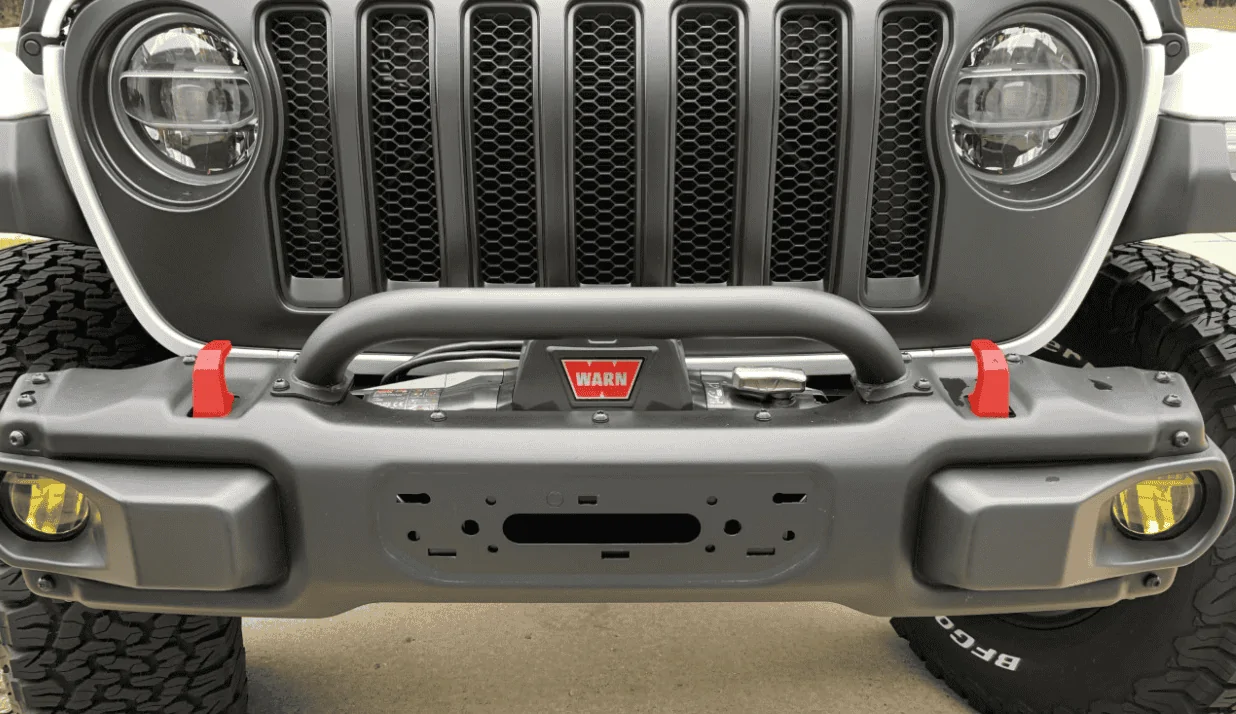 Jeep Wrangler JL Warn VR EVO 10S & Warn Plate Install Pics 1635184224475