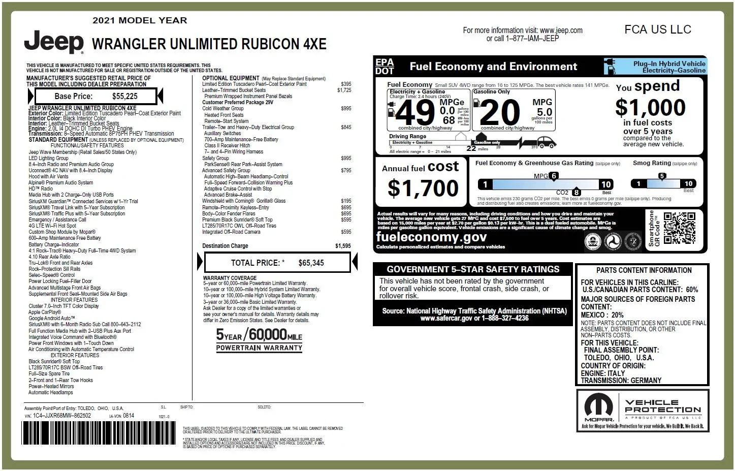 Jeep Wrangler JL Guide: Wrangler Order, Build, Tracking and Delivery Process Annotation 2021-10-25 114305