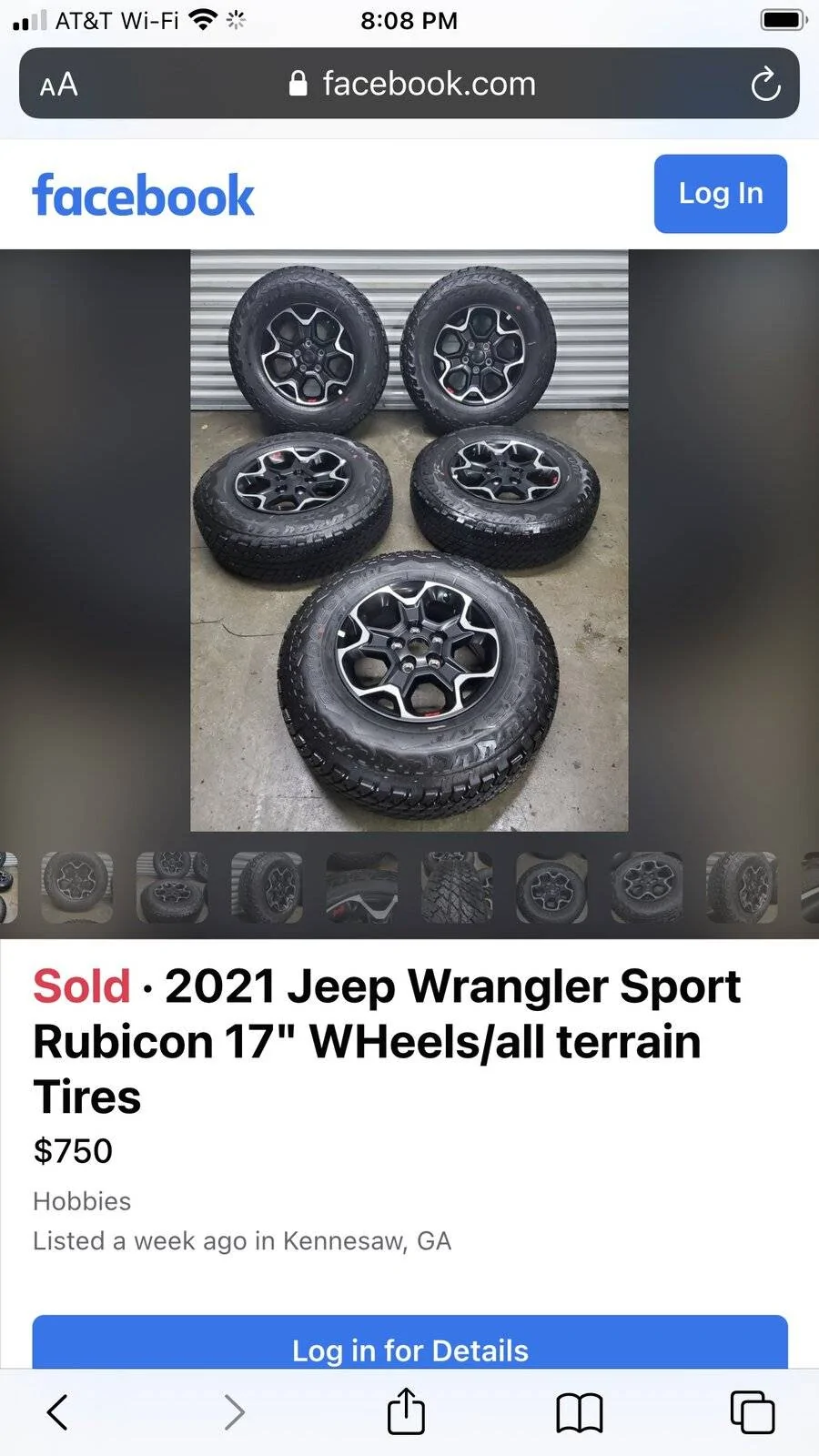 Jeep Wrangler JL Rubicon Wheel Identification 7DDAD035-9064-4CE7-9DE5-C69F4F634953