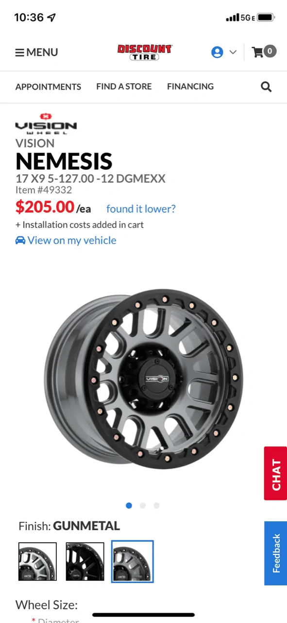 Jeep Wrangler JL Wheel and Tire package 37s wt6