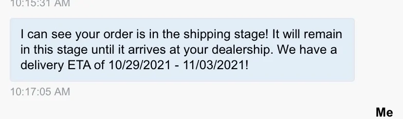 Jeep Wrangler JL Gupton custom order timeline 14806176-DFE4-4D88-8C46-6B8BEFC79525