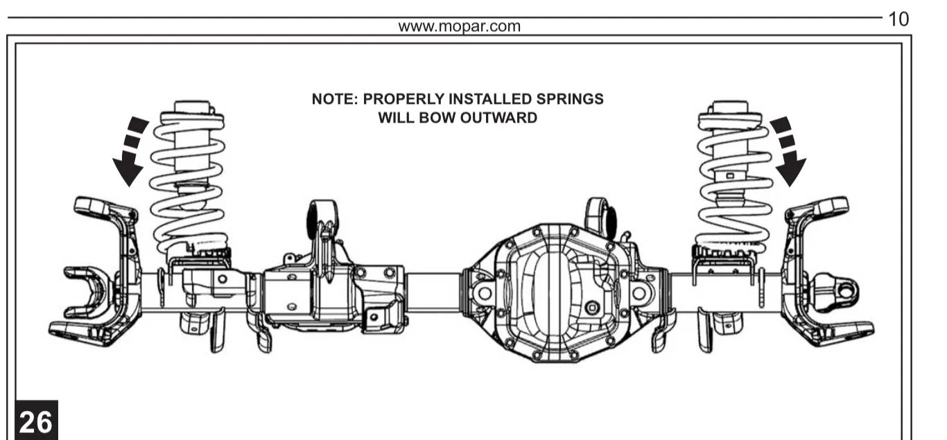 Jeep Wrangler JL Mopar lift not bowing on driver side 38707C68-DCDE-4757-A7CA-850810B7EC93