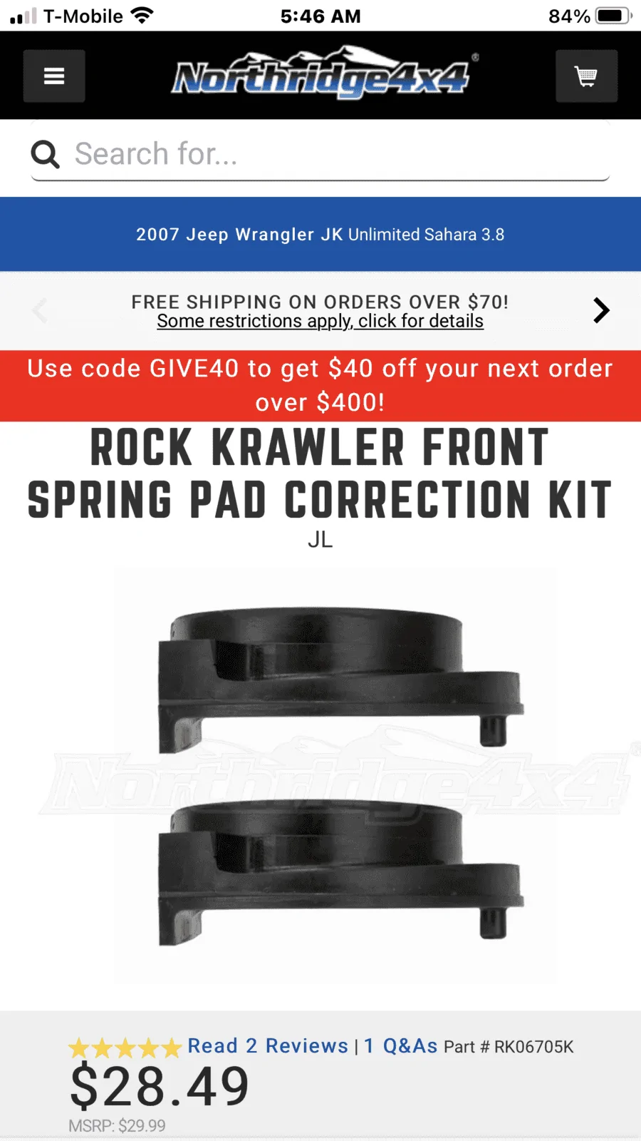 Jeep Wrangler JL Mopar lift not bowing on driver side DF9F4DFA-F9FE-4225-8458-6154CB92F519