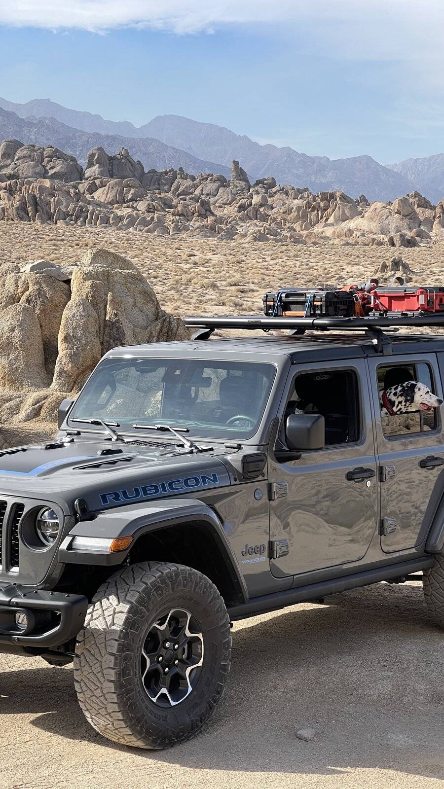 Jeep Wrangler JL Rubicon 4Xe at Eastern sierras off roading 86049EC1-BB30-4B68-A8D8-C3DD69310731