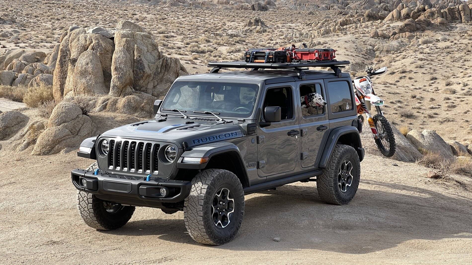 Jeep Wrangler JL Rubicon 4Xe at Eastern sierras off roading CB4B64FB-F62C-4DA6-95C2-D912166B86E5