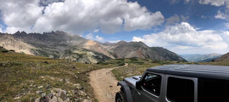 Jeep Wrangler JL CO Ketchup Build Pearl Pass, AUG21