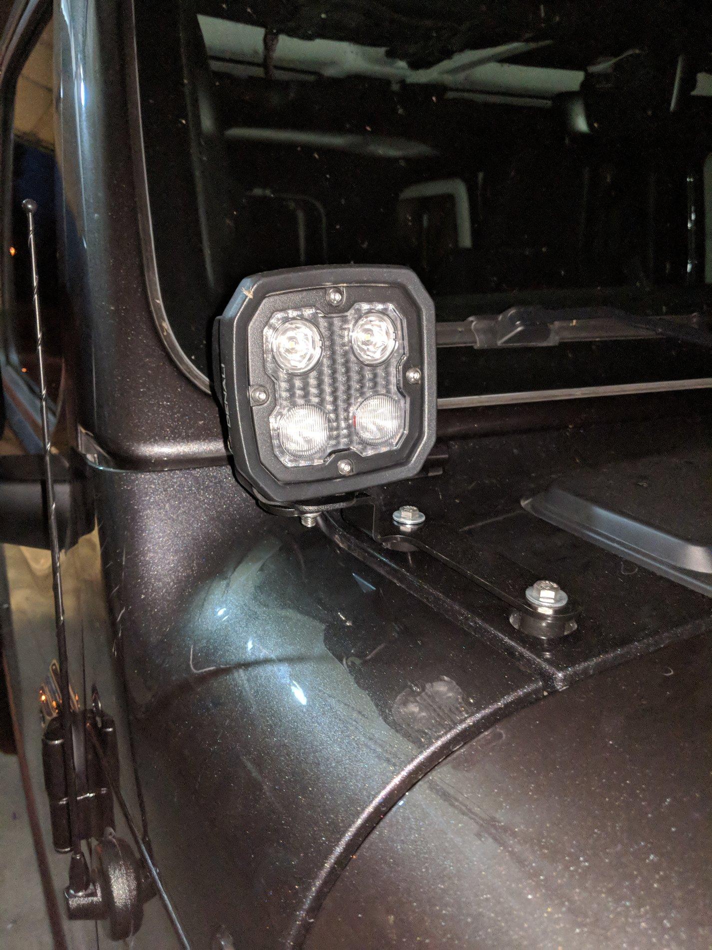 Jeep Wrangler JL A-Pillar Light Mounts IMG_20180608_045340