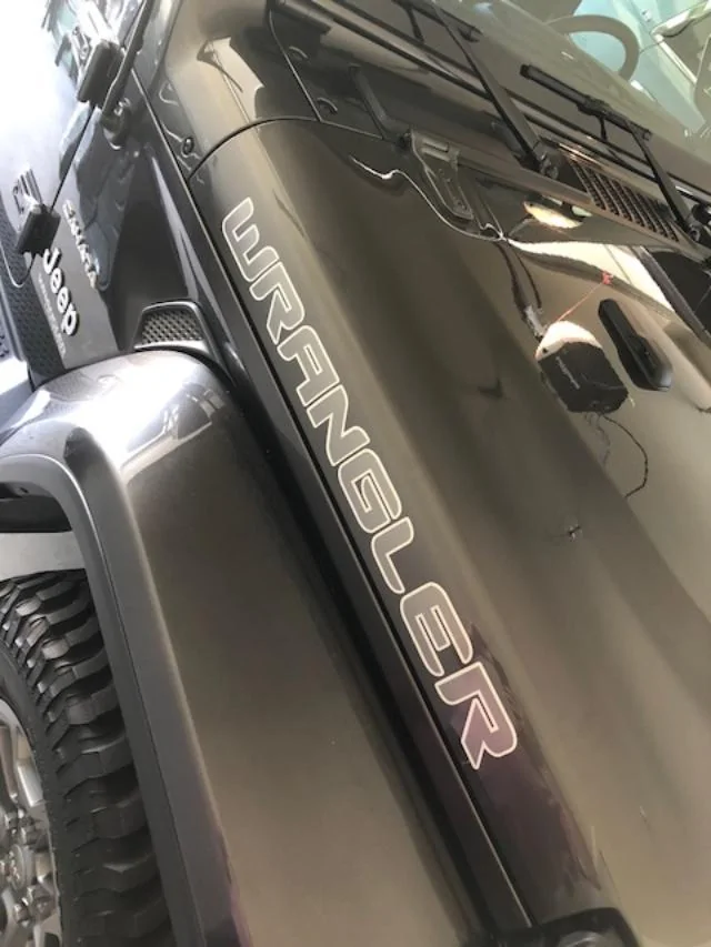 Jeep Wrangler JL Shout Out for PixelDecals!!! Hood Decal 2