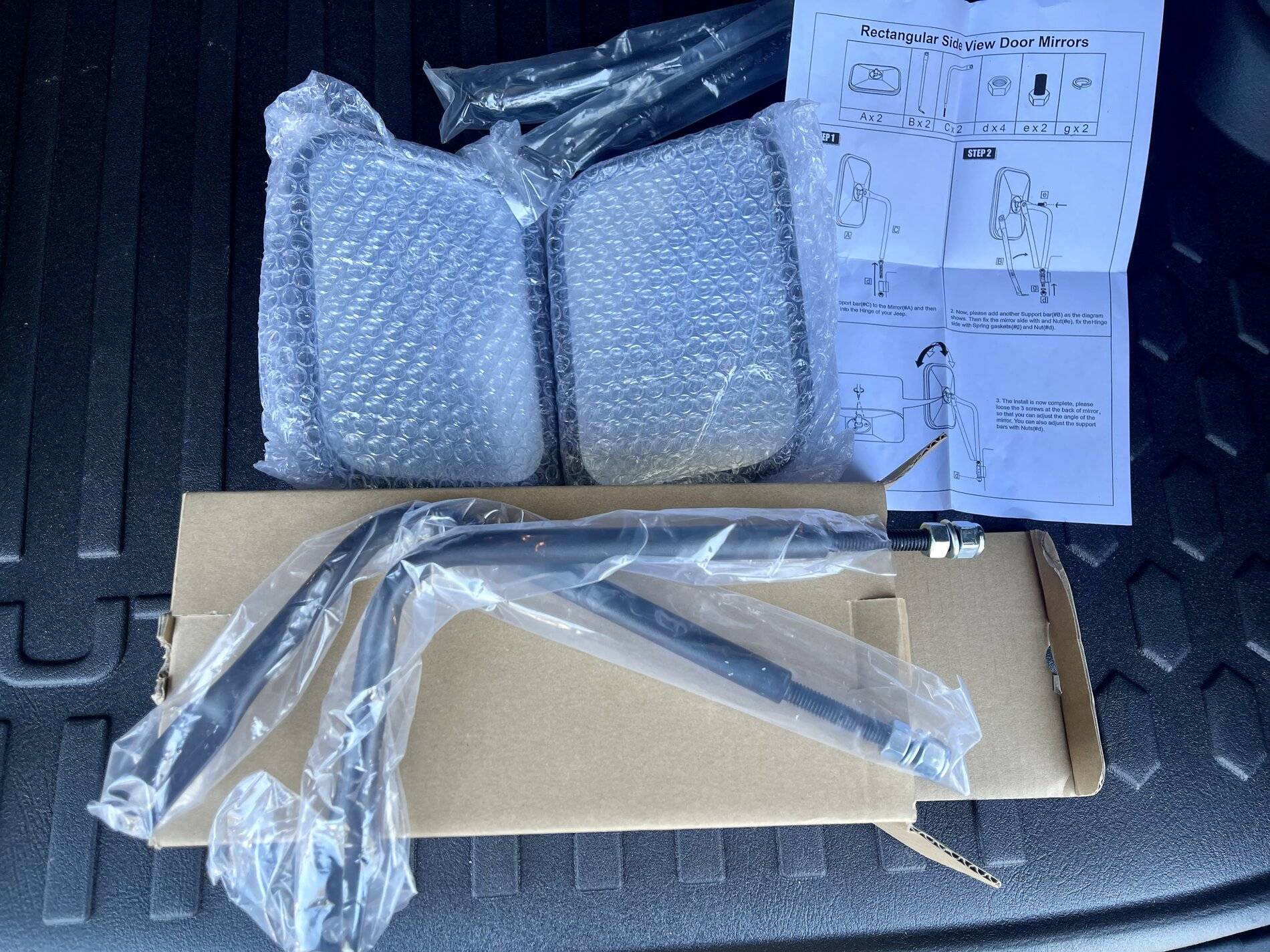 Jeep Wrangler JL Mirrors Doors Off, Side View Mirrors E13D9831-F68E-4AA8-A6E6-8199C1FF1460
