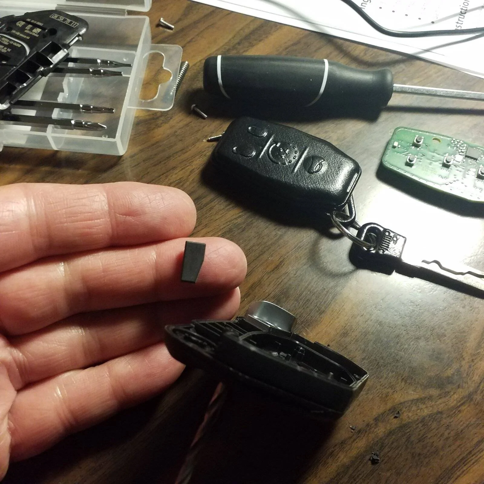 Jeep Wrangler JL Surfing - what to do with key 20211110_121800