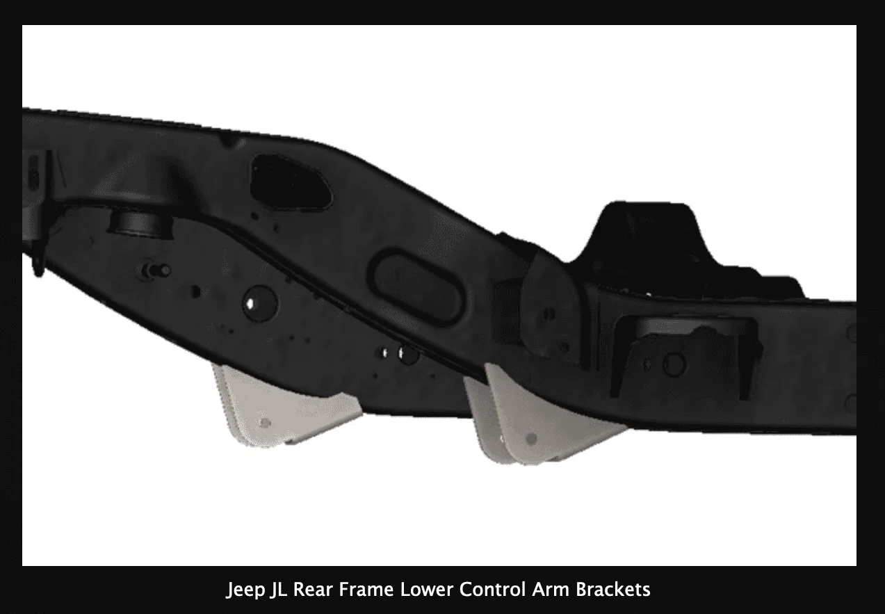 Jeep Wrangler JL CO Ketchup Build Barnes LCA Frame sid