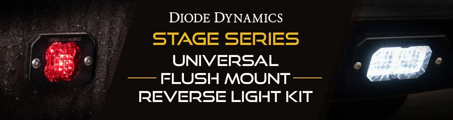 Jeep Wrangler JL NOW AVAILABLE: Stage Series Flush Mount Reverse Light Kit! | Diode Dynamics vF0aaq7