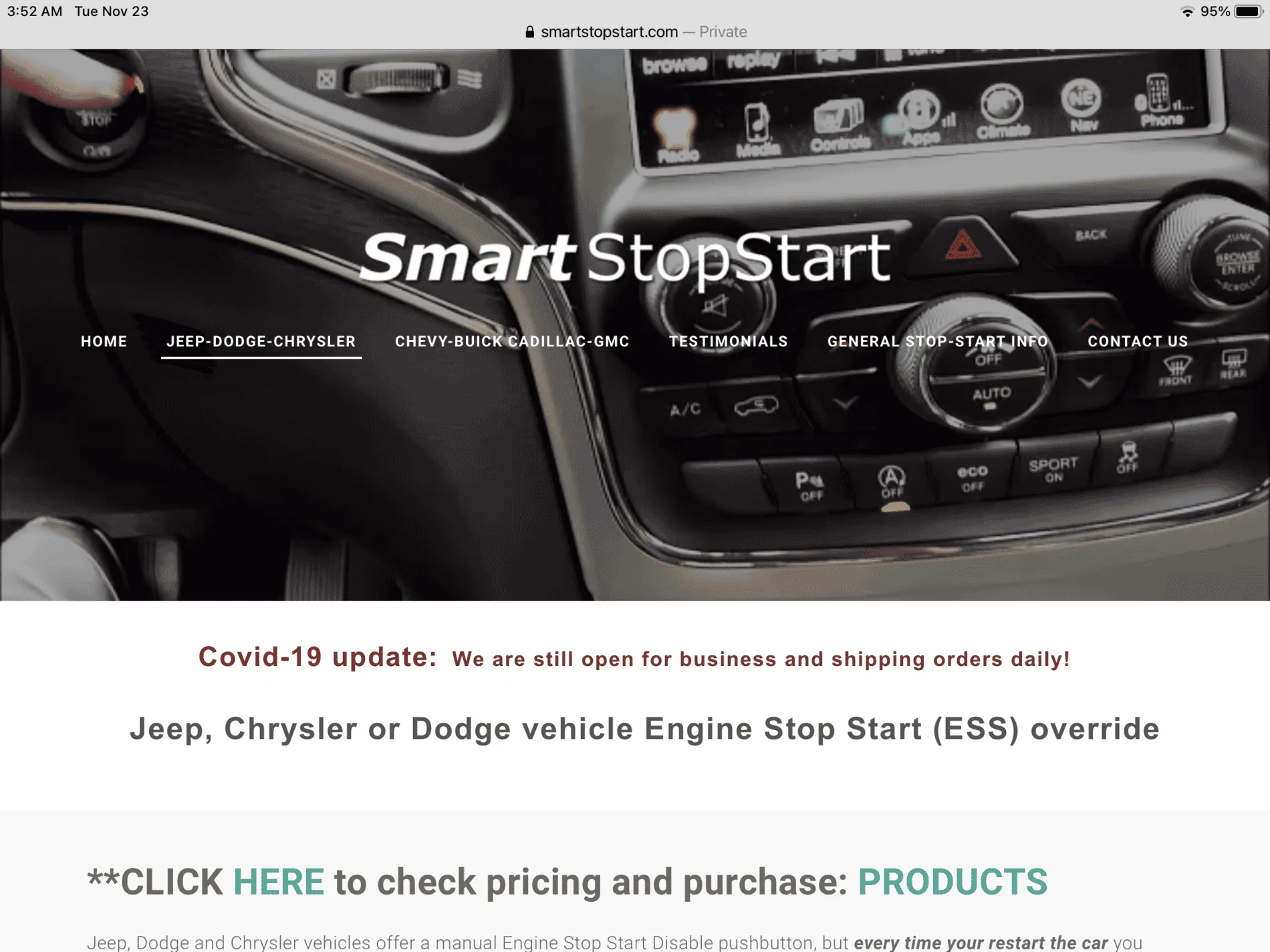 Jeep Wrangler JL NEW Smart Stop Start Module (Disables ESS) D37E6410-6277-4813-B5A4-6BD974035DB2
