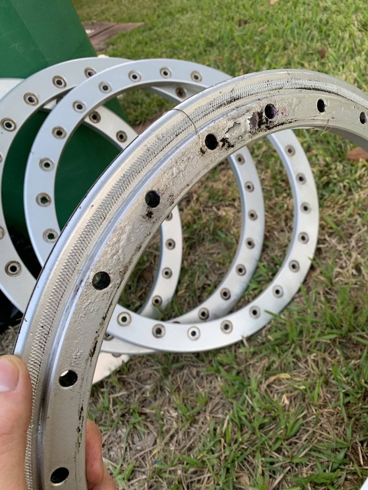 Jeep Wrangler JL Mopar beadlock rings. 70B01312-20A2-4C29-AD73-1121B50E0026