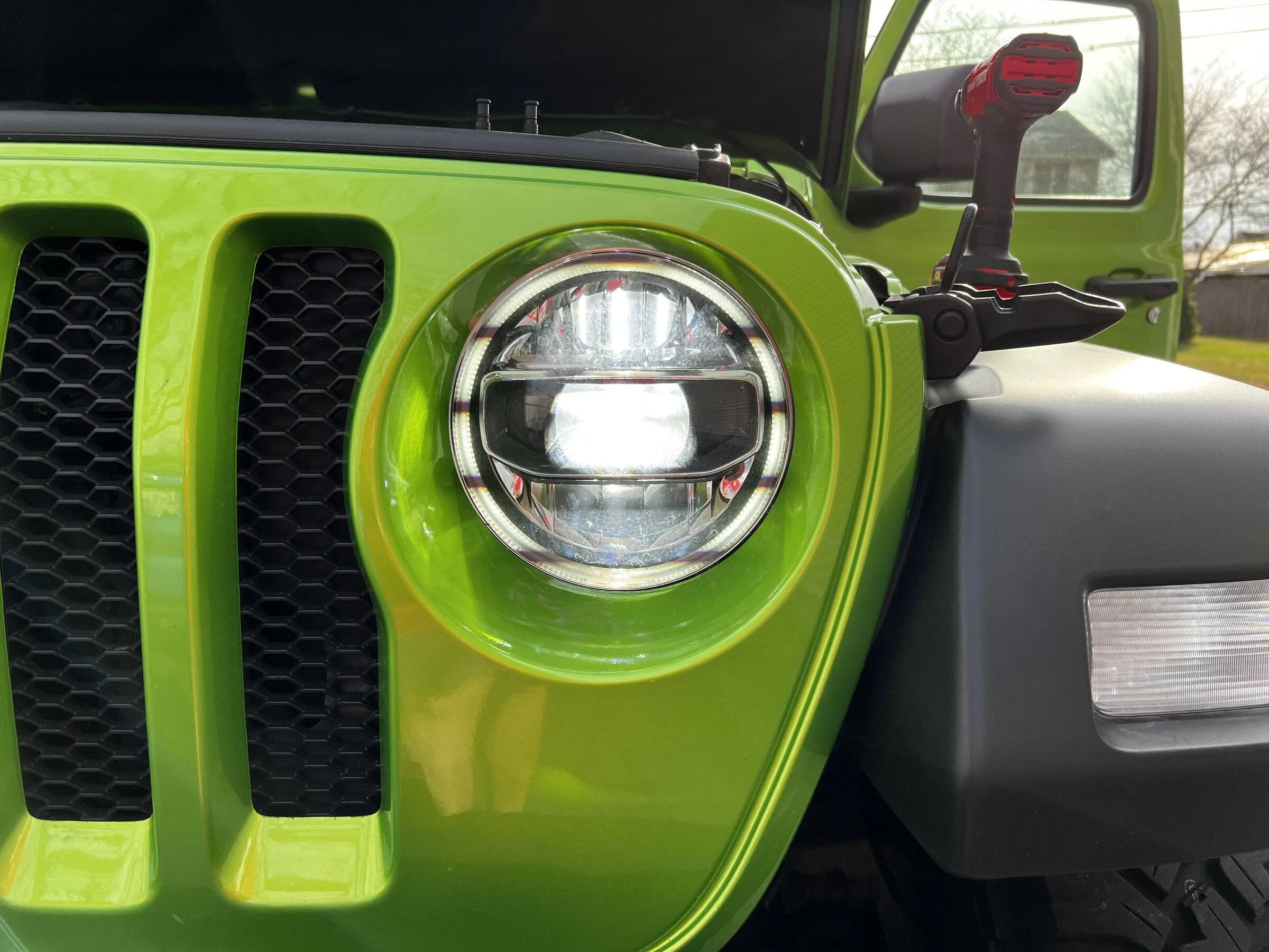 Jeep Wrangler JL DV8 Headlights jeep old lrft