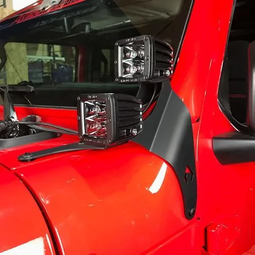 Jeep Wrangler JL Dual A-Pillar Light Mounts jl5603