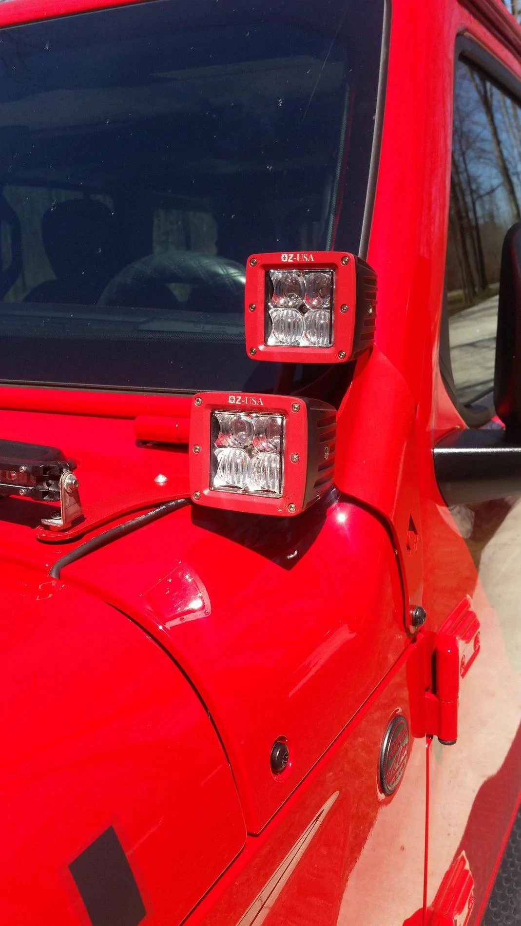 Jeep Wrangler JL Dual A-Pillar Light Mounts 20180423_120607
