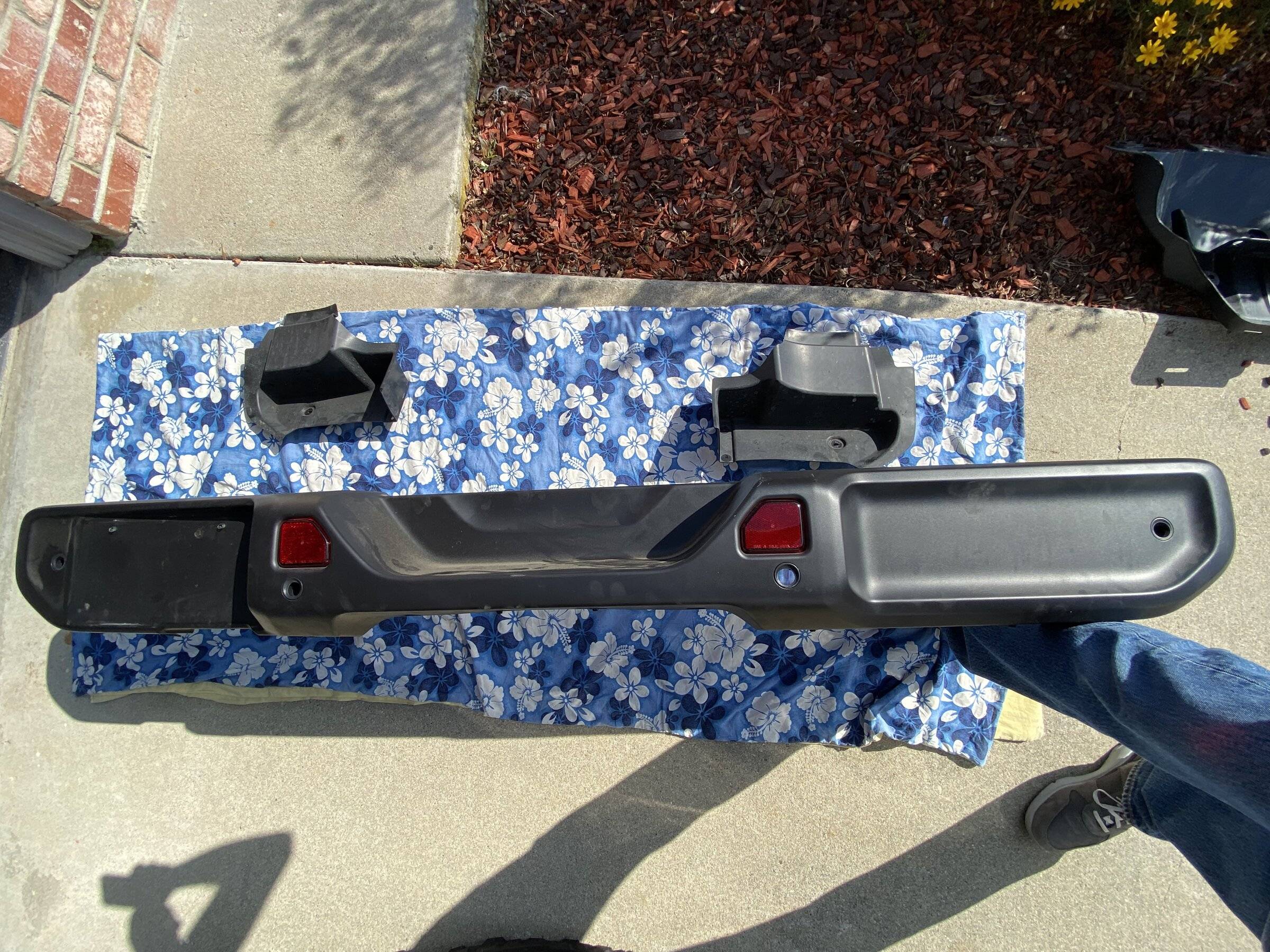 Jeep Wrangler JL Front and rear stock Willys bumpers 25DBE036-7259-4ED0-B19C-5063804C3B8C