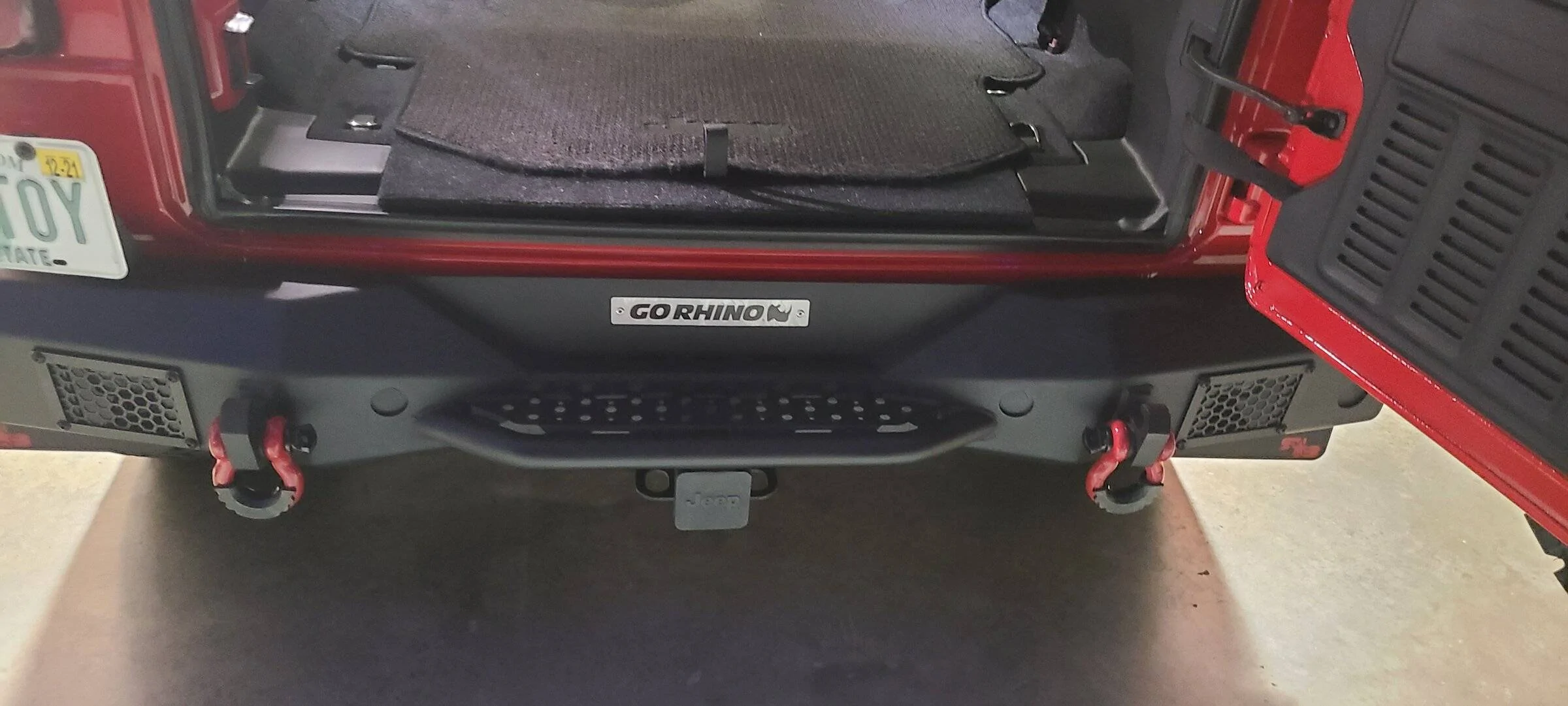 Jeep Wrangler JL Adding cube lights for reverse 20211206_191742