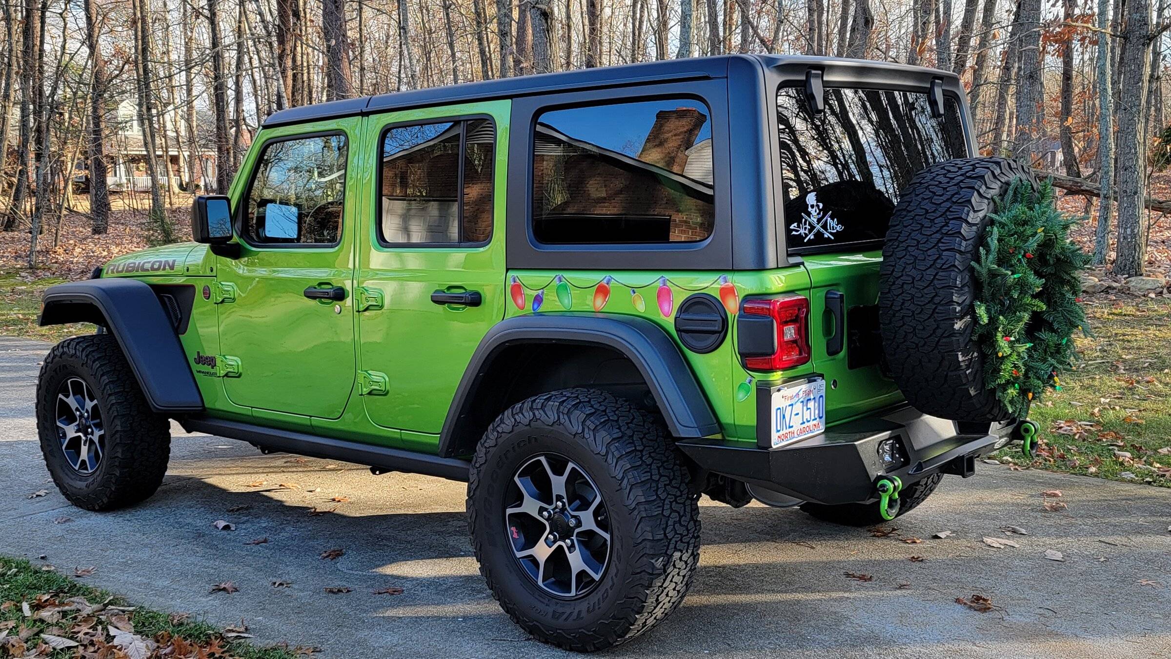 Jeep Wrangler JL christmas lighting 20211209_152829