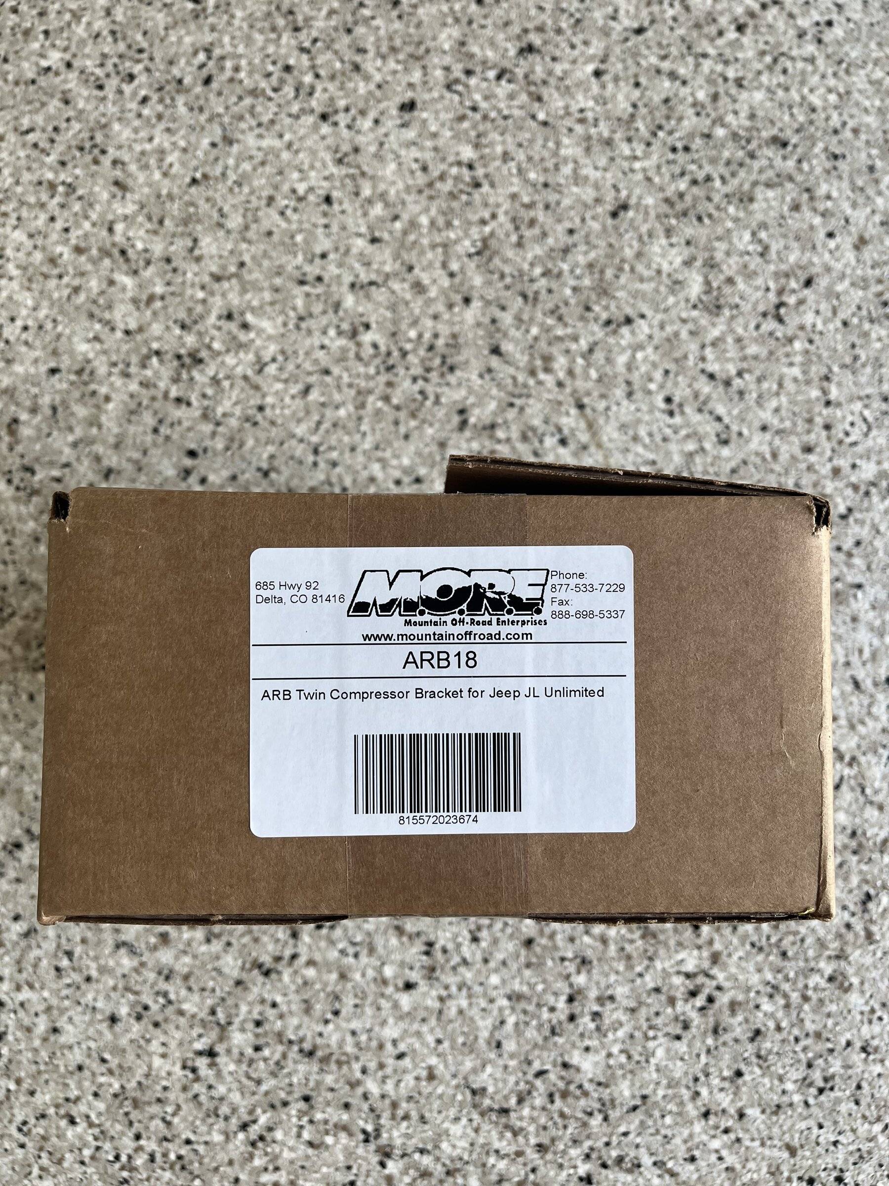 Jeep Wrangler JL JLU MORE ARB Dual Bracket 5B581471-2634-405D-8B2D-DBD3F3026438