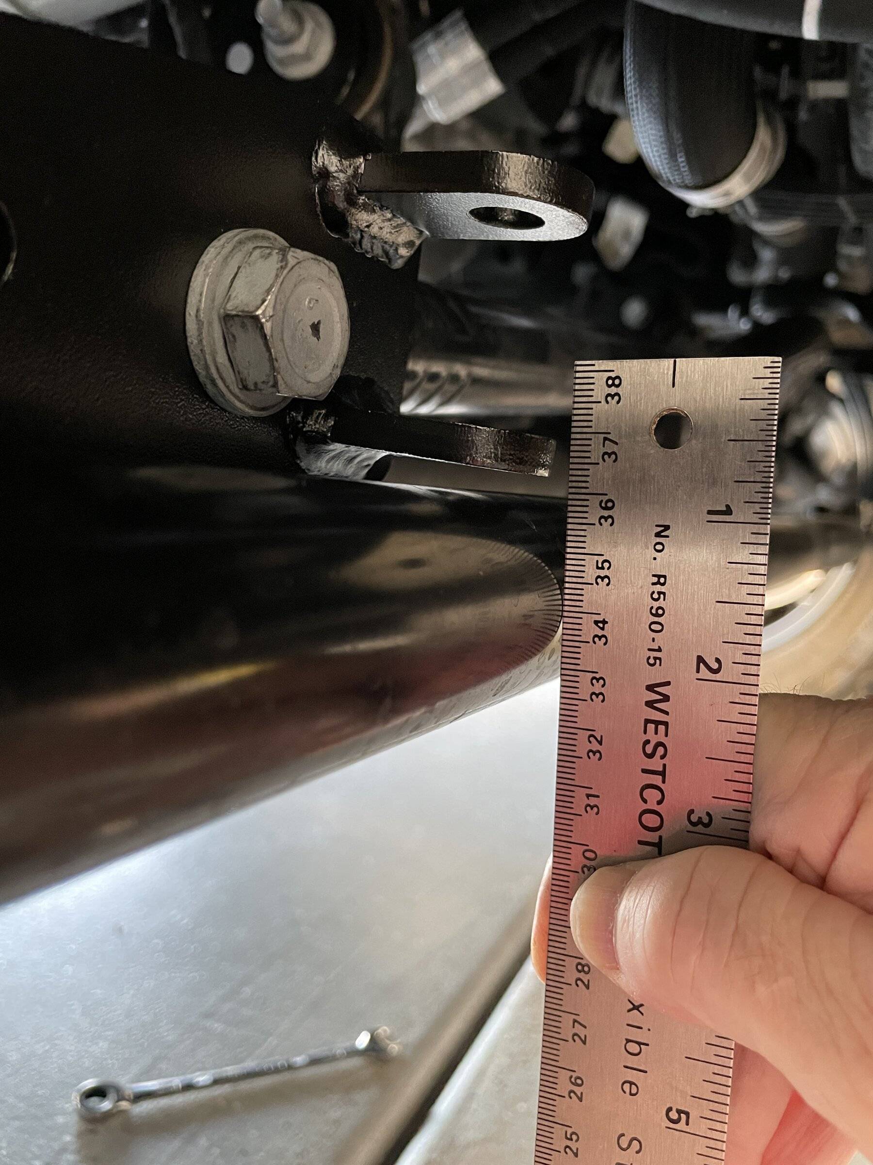 Jeep Wrangler JL Fox TS Steering Stabilizer on Stock steering IMG_4071.JPG