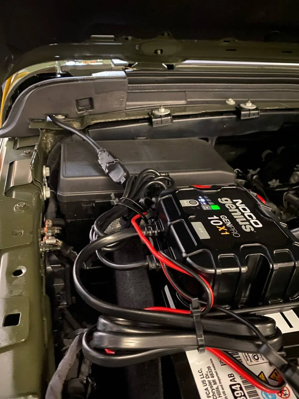 Jeep Wrangler JL Routing cable for battery tender? D5AB32DD-9D1F-47F5-90C4-C38EA0BDEB67