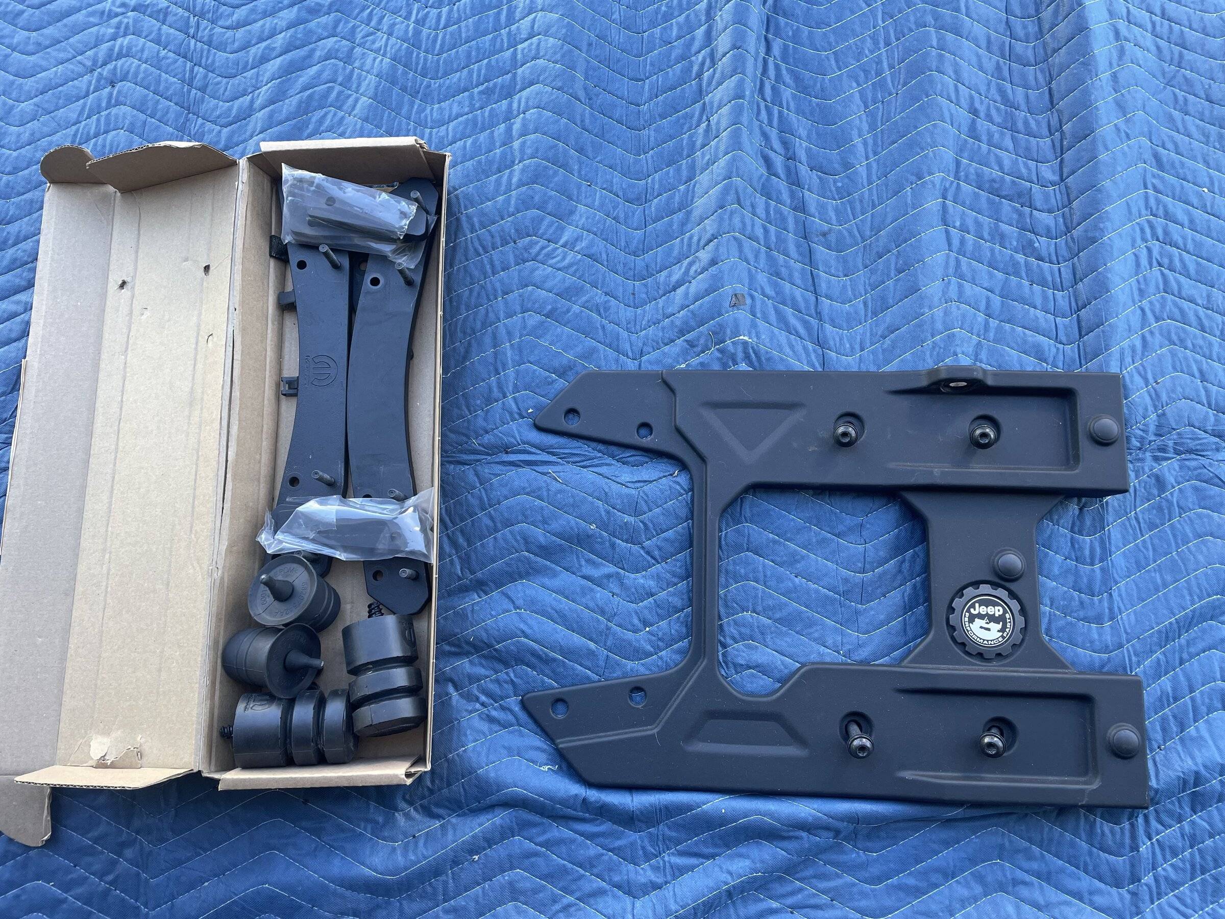 Jeep Wrangler JL Mopar Spare Tire Reinforcement + Relocation Bracket 9981BD1E-498D-404C-894D-5D7F25000036