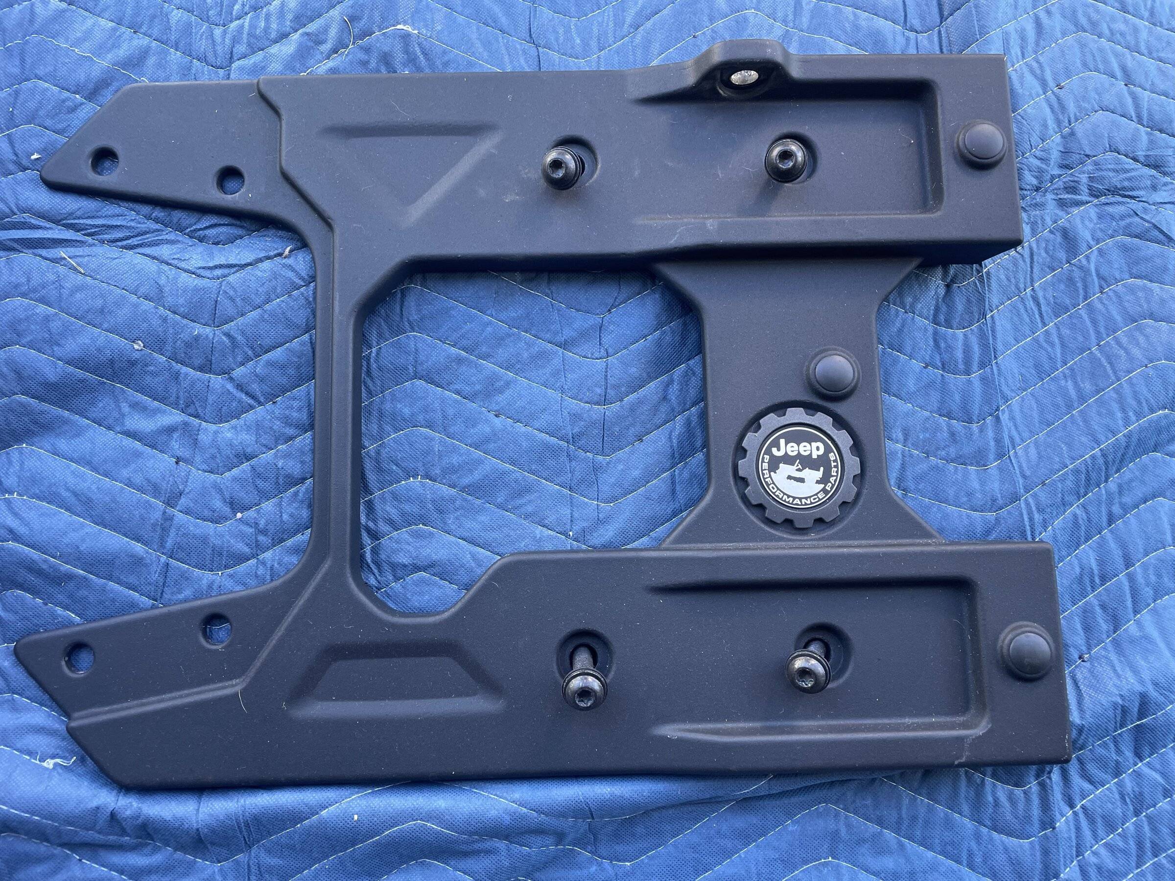 Jeep Wrangler JL Mopar Spare Tire Reinforcement + Relocation Bracket A7093706-DB8C-43F5-8023-1A6998B0F80E
