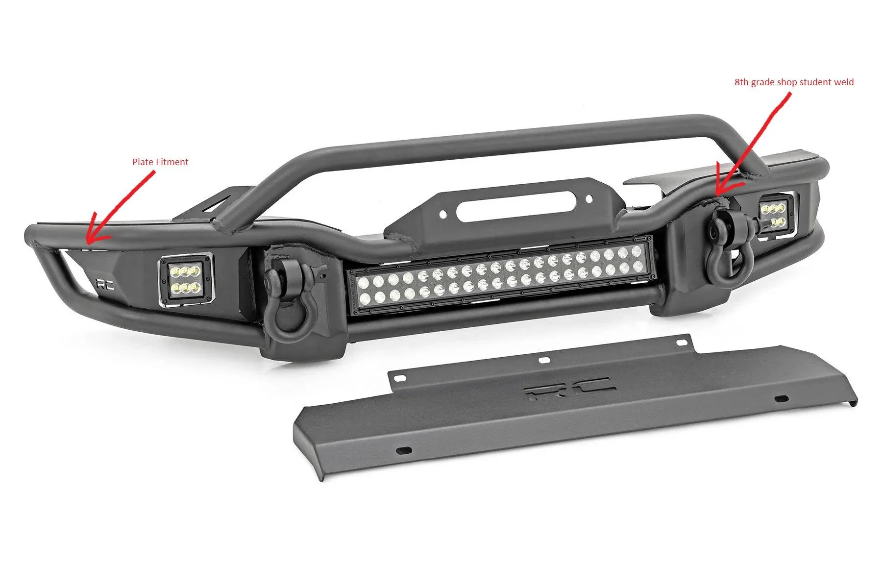 Jeep Wrangler JL Rough Country QC...Opinions? winchbumper