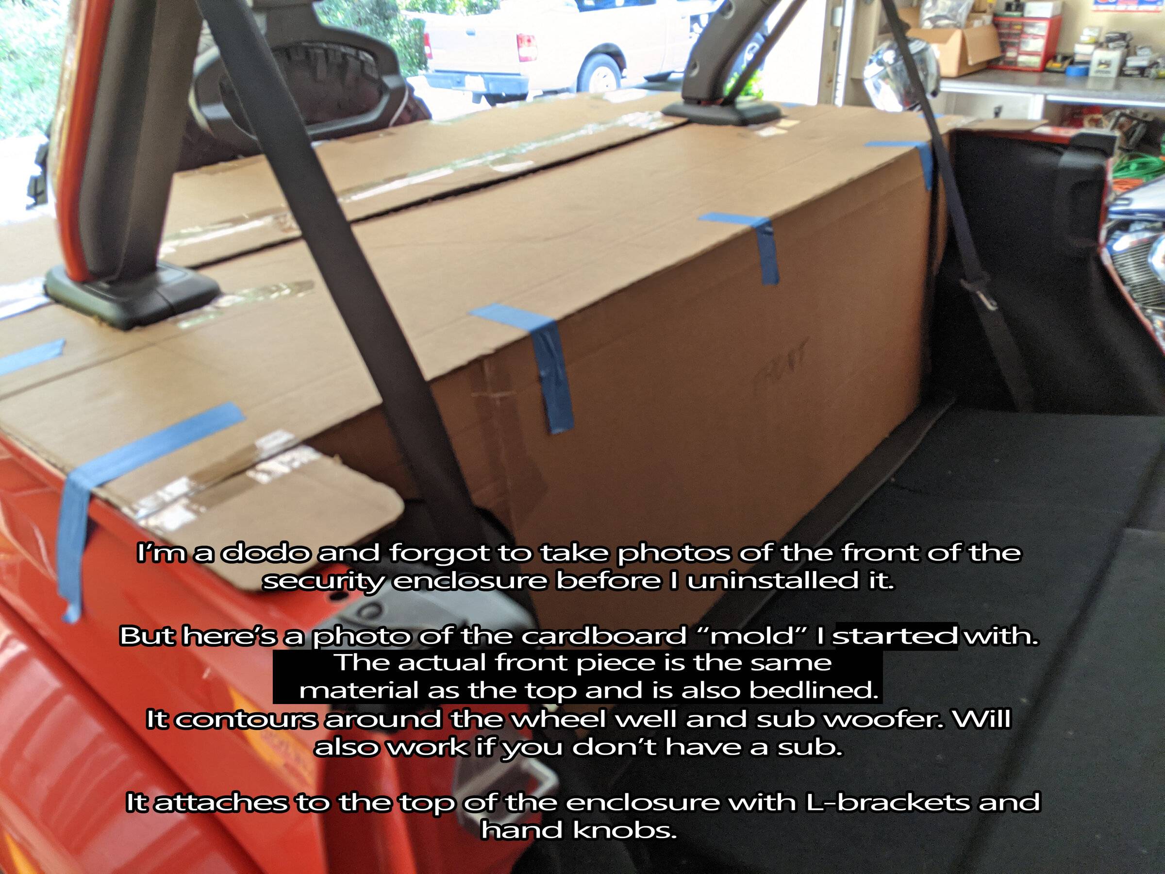 Jeep Wrangler JL *Price Drop* Custom JL Trunk Security Enclosure PXL_20210406_200419956