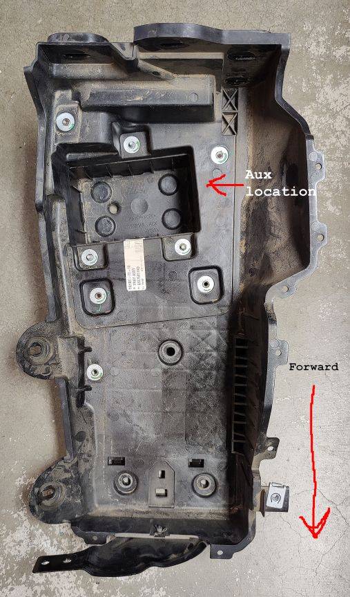 Jeep Wrangler JL Aux. battery, ESS System Tray_to