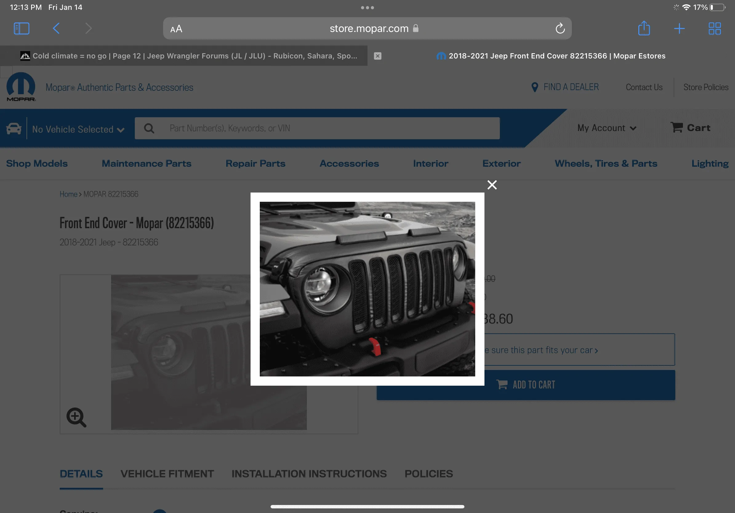 Jeep Wrangler JL Cold climate = no go A31F1CDB-A9F1-42D8-9E87-C883525920C5