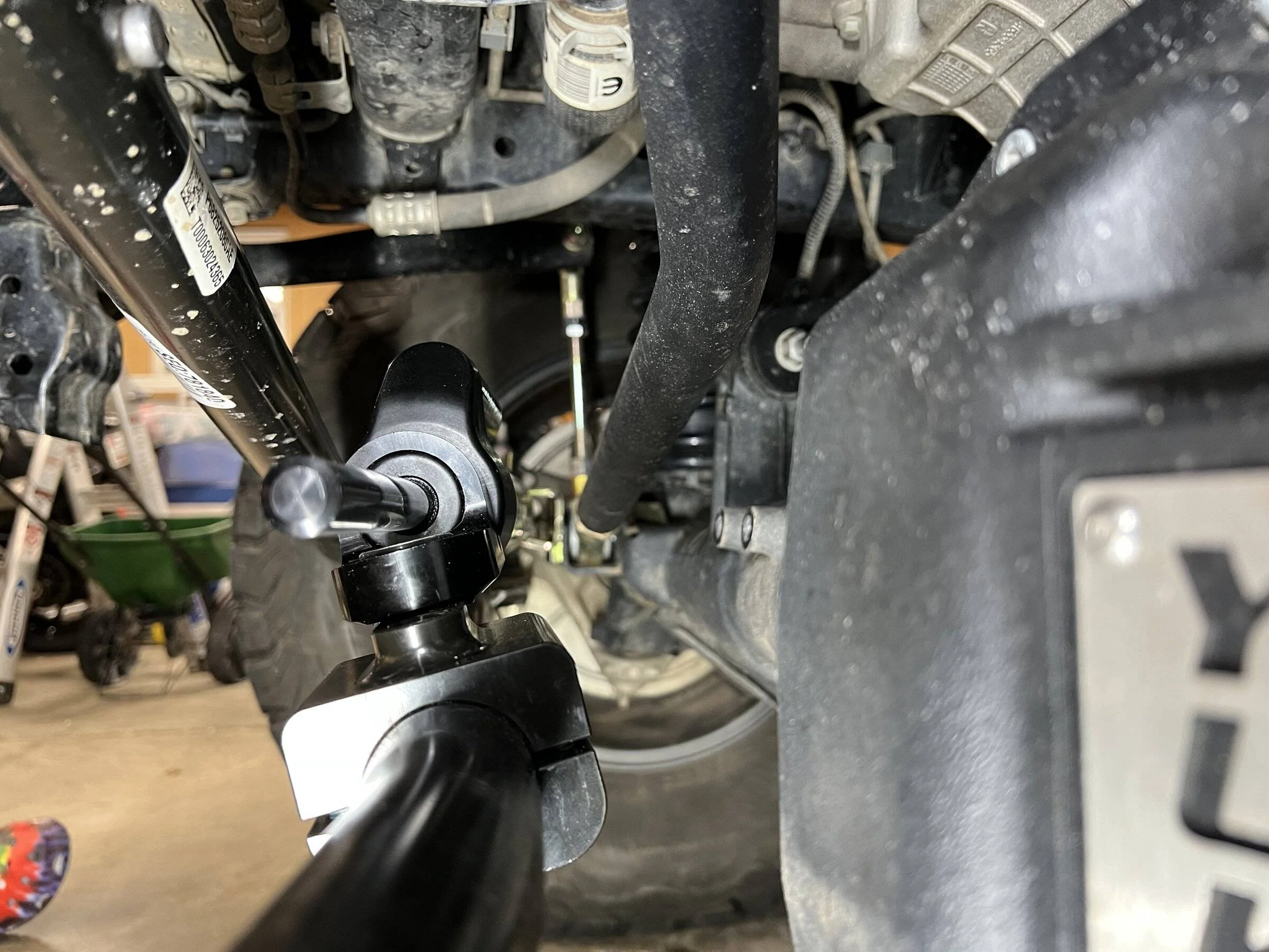 Jeep Wrangler JL Fox TS Steering Stabilizer on Stock steering 51B79AE2-77F8-46D3-A064-B62159970511
