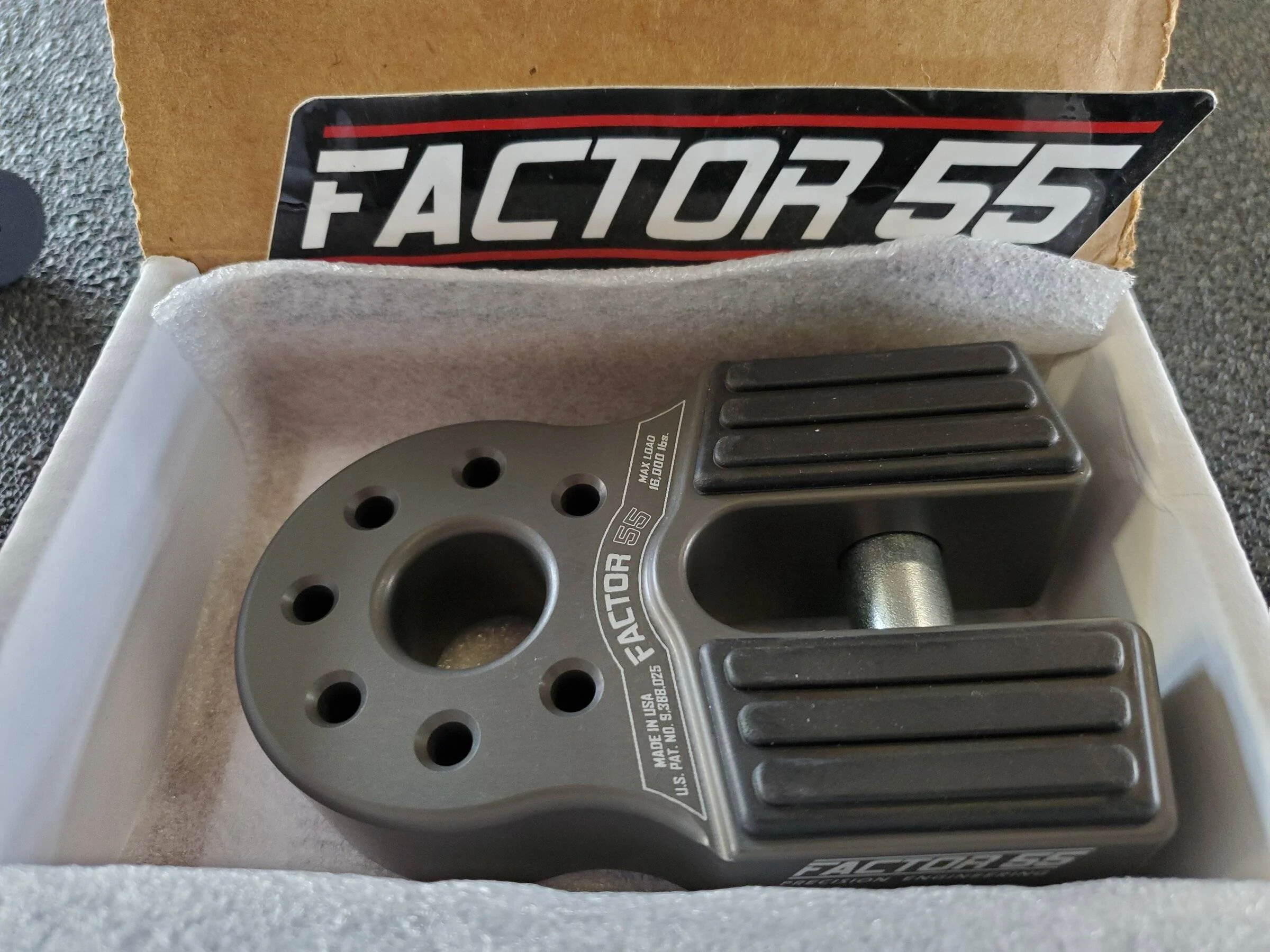 Jeep Wrangler JL FS: Factor 55 FlatLink Grey NEW in box 20220117_113908