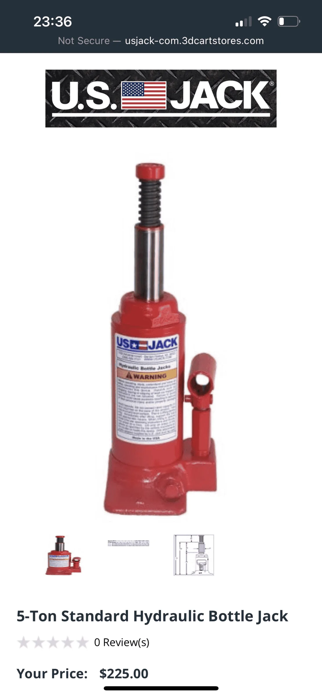 Jeep Wrangler JL ARB Hydrolic Jack VS US Made Bottle Jack 2E195C53-49D6-43BD-A107-B2FA8E91DE10