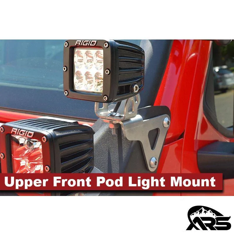 Jeep Wrangler JL Adventure Rack Systems (ARS) by MetalCloak 1r75011-jl-upper-front-pod-light-mount-2